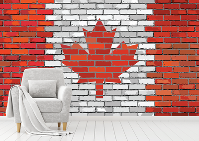 Canadian Flag Wall Mural